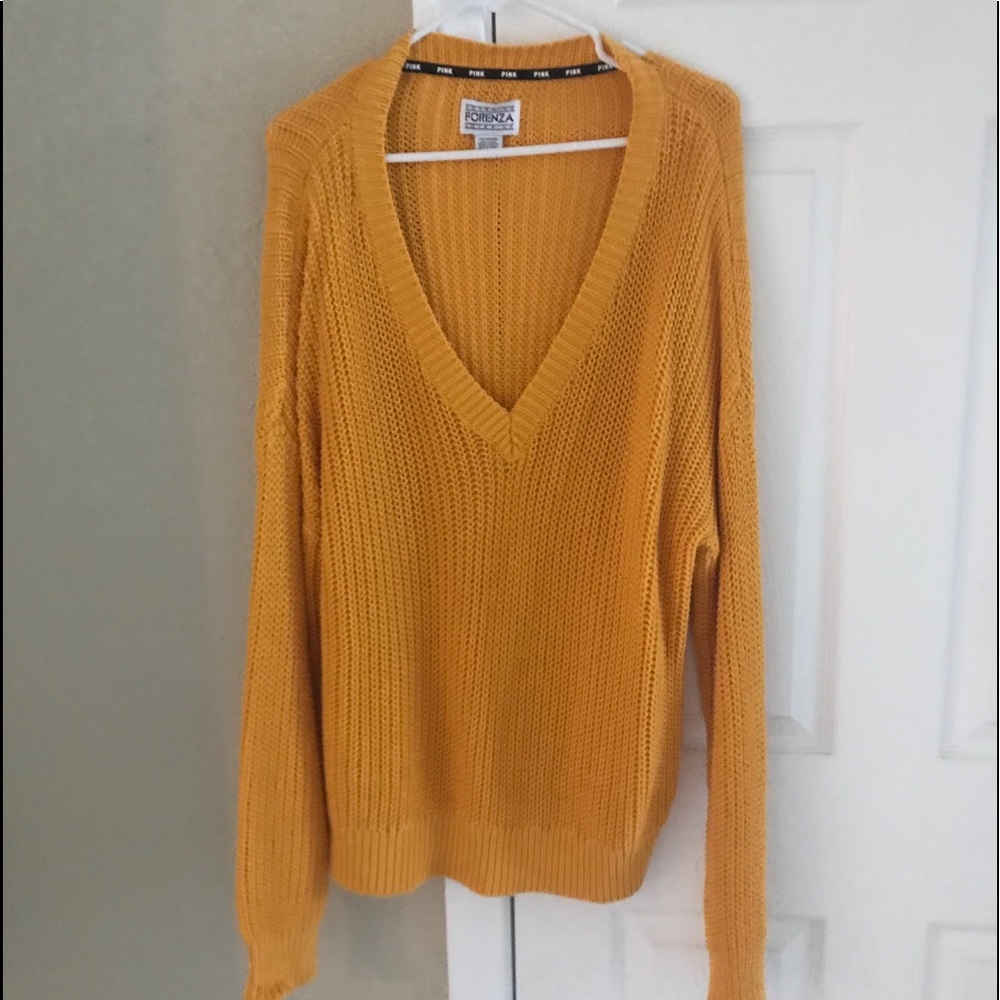 VS knit Gold sweater